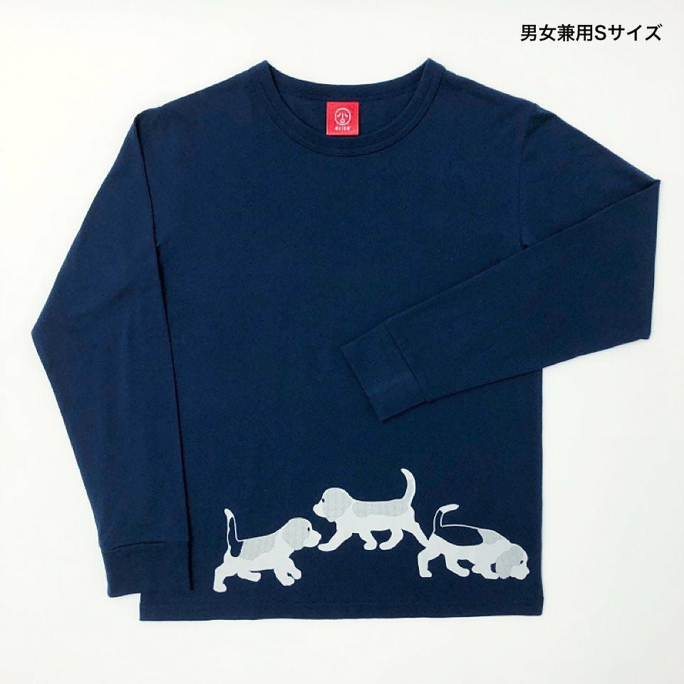 返品・交換不可商品]長袖Tシャツ（袖口リブ）「BEAGLEGLE」（ビー