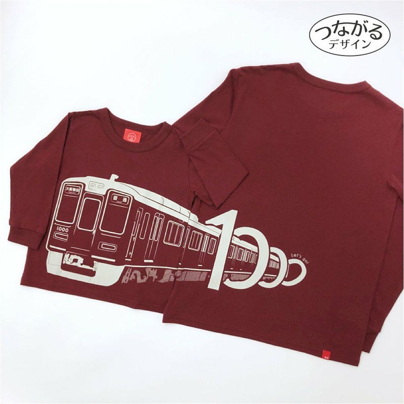 長袖Tシャツ（袖口リブ）阪急1000系×OJICO