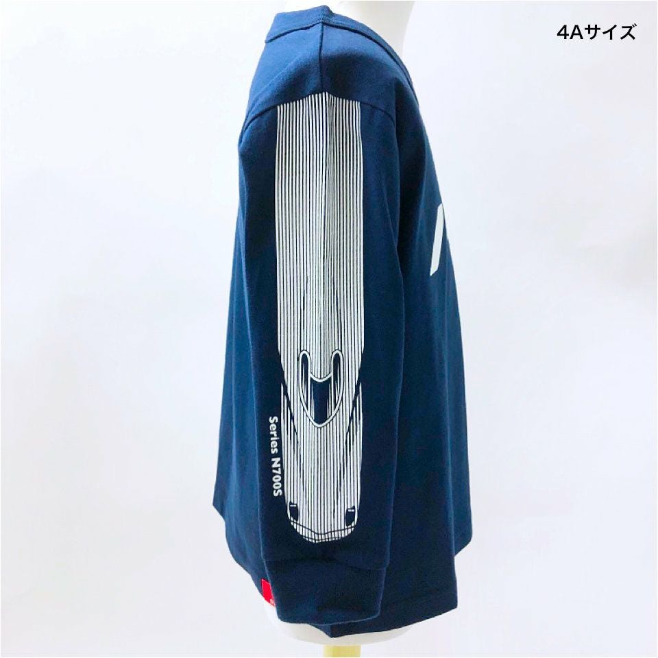 長袖Tシャツ（袖口リブ）カタカナトレイン ノゾミ | TシャツのOJICO