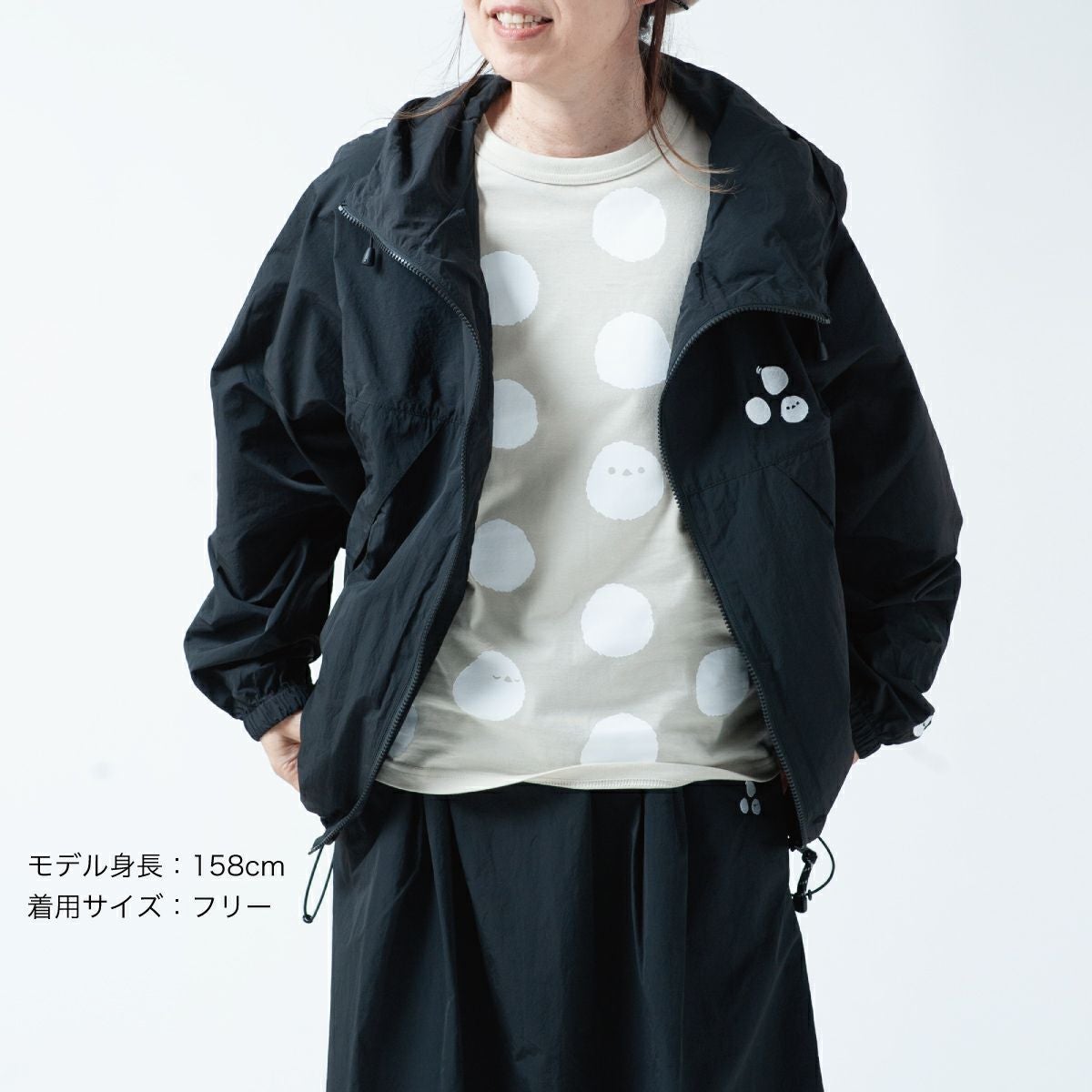 ナイロンジャケット「SHIMAENAGA」（シマエナガ） | TシャツのOJICO