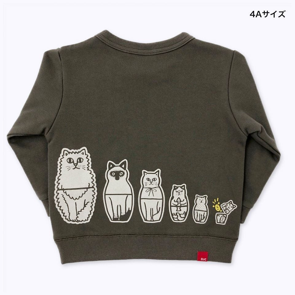 返品・交換不可商品]スウェット「NEKO-RYOSHKA」（ネコリョーシカ