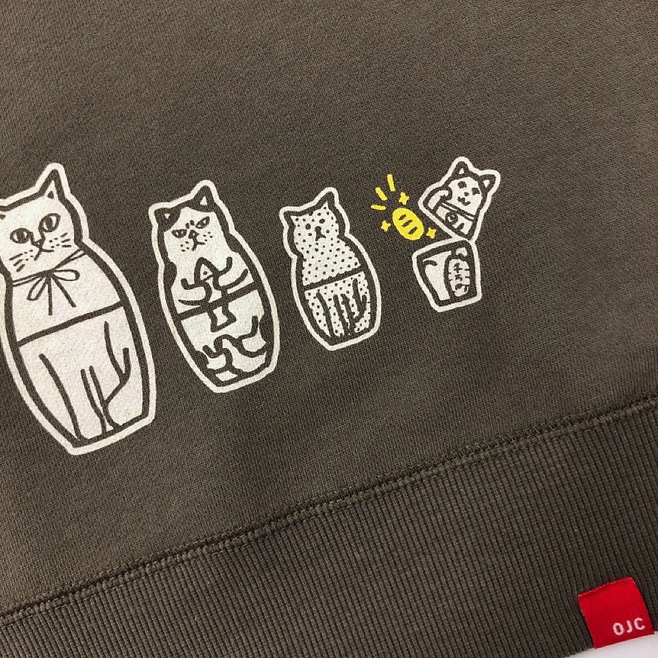 返品・交換不可商品]スウェット「NEKO-RYOSHKA」（ネコリョーシカ