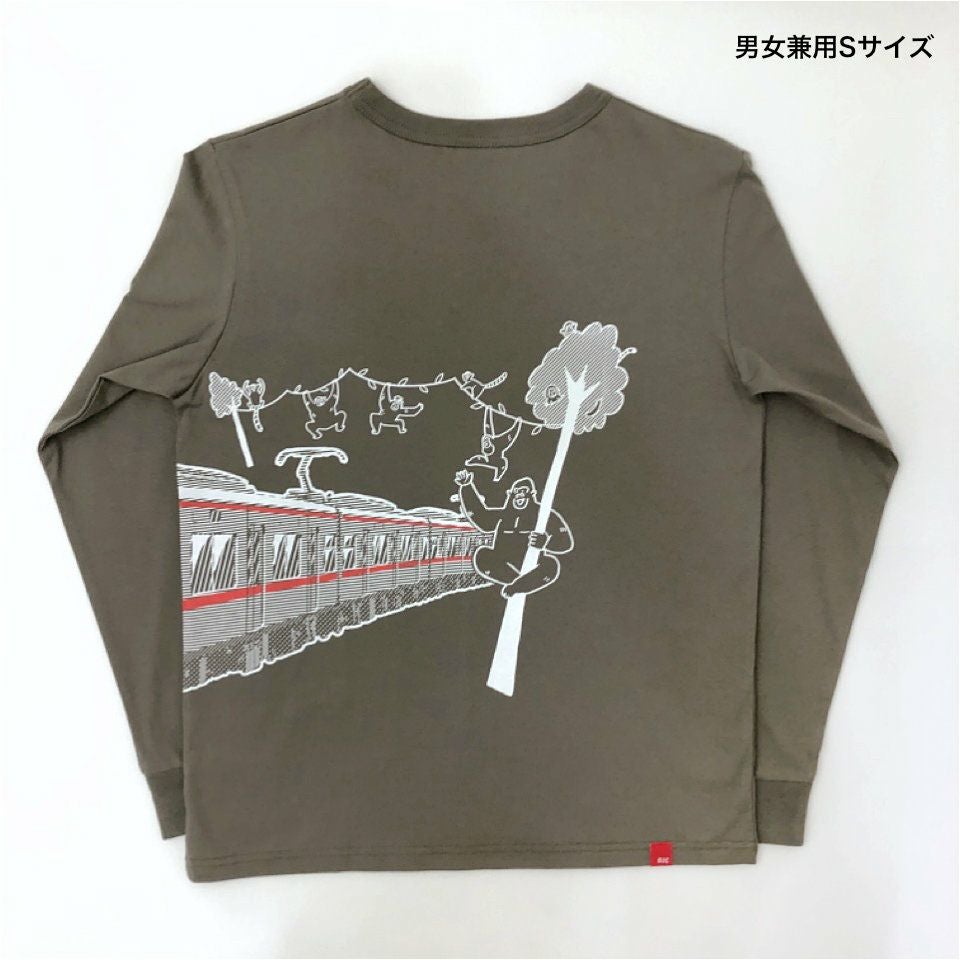 長袖Tシャツ（袖口リブ）名鉄9500系×OJICO 2025 | TシャツのOJICO