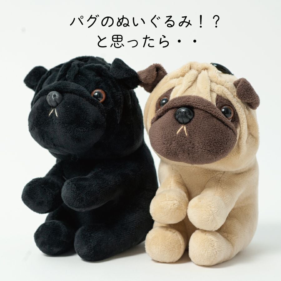 ぬいぐるみエコバッグ・PUG（パグ） | TシャツのOJICO