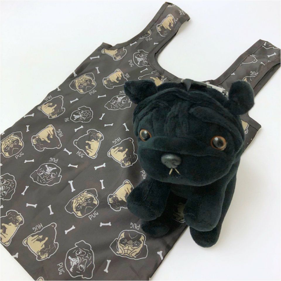 ぬいぐるみエコバッグ・PUG（パグ） | TシャツのOJICO