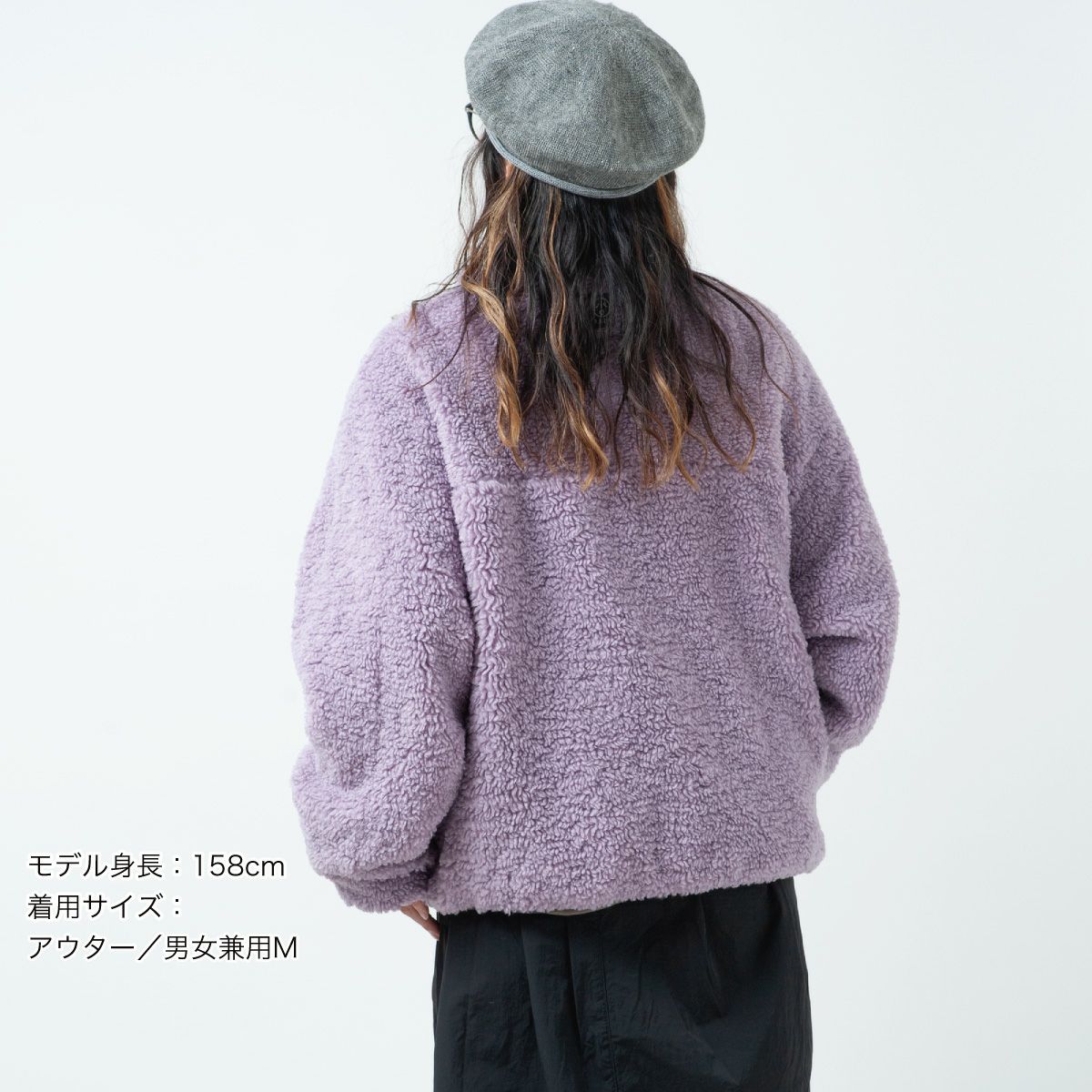 返品・交換不可商品]フリースジャケット「NEKO-RYOSHKA」（ネコ