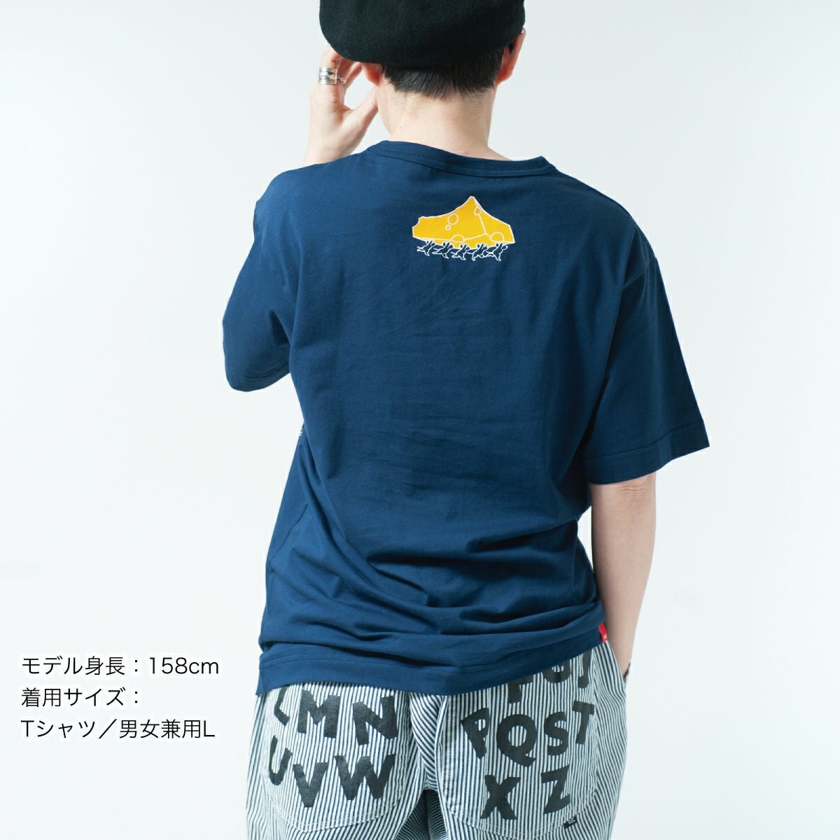 半袖Tシャツ「神奈川沖浪裏チーズバトル」（CHEESE BATTLE@KANAGAWAOKI