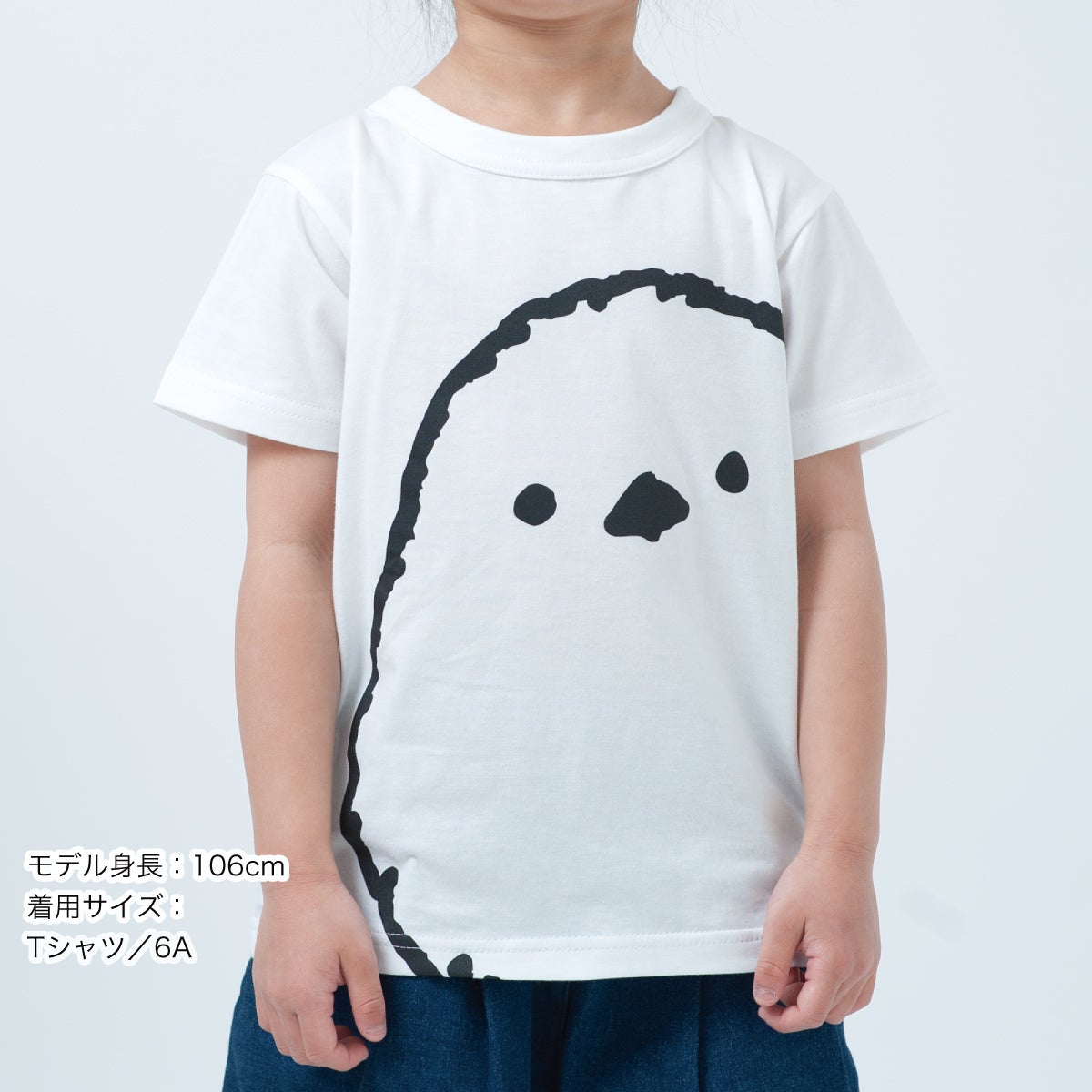 返品・交換不可商品]七分袖Tシャツ（ミニ裏毛）「OMUSUBI PANDA