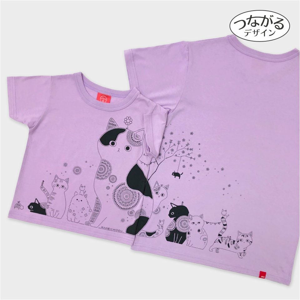[予約]半袖Tシャツかめいち堂×OJICO「ねこ」