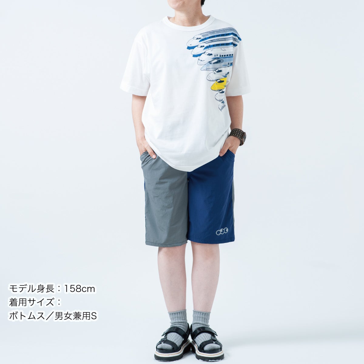 ポケッタブルハーフパンツ「新幹線オールスター」 | TシャツのOJICO
