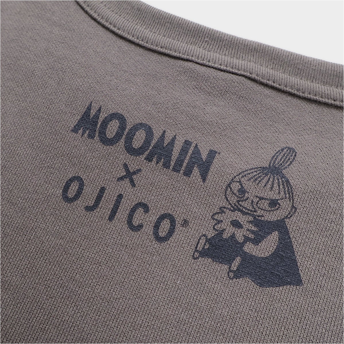 ワイドTシャツ（ミニ裏毛）ムーミン×OJICO「リトルミイ・うしろすがた
