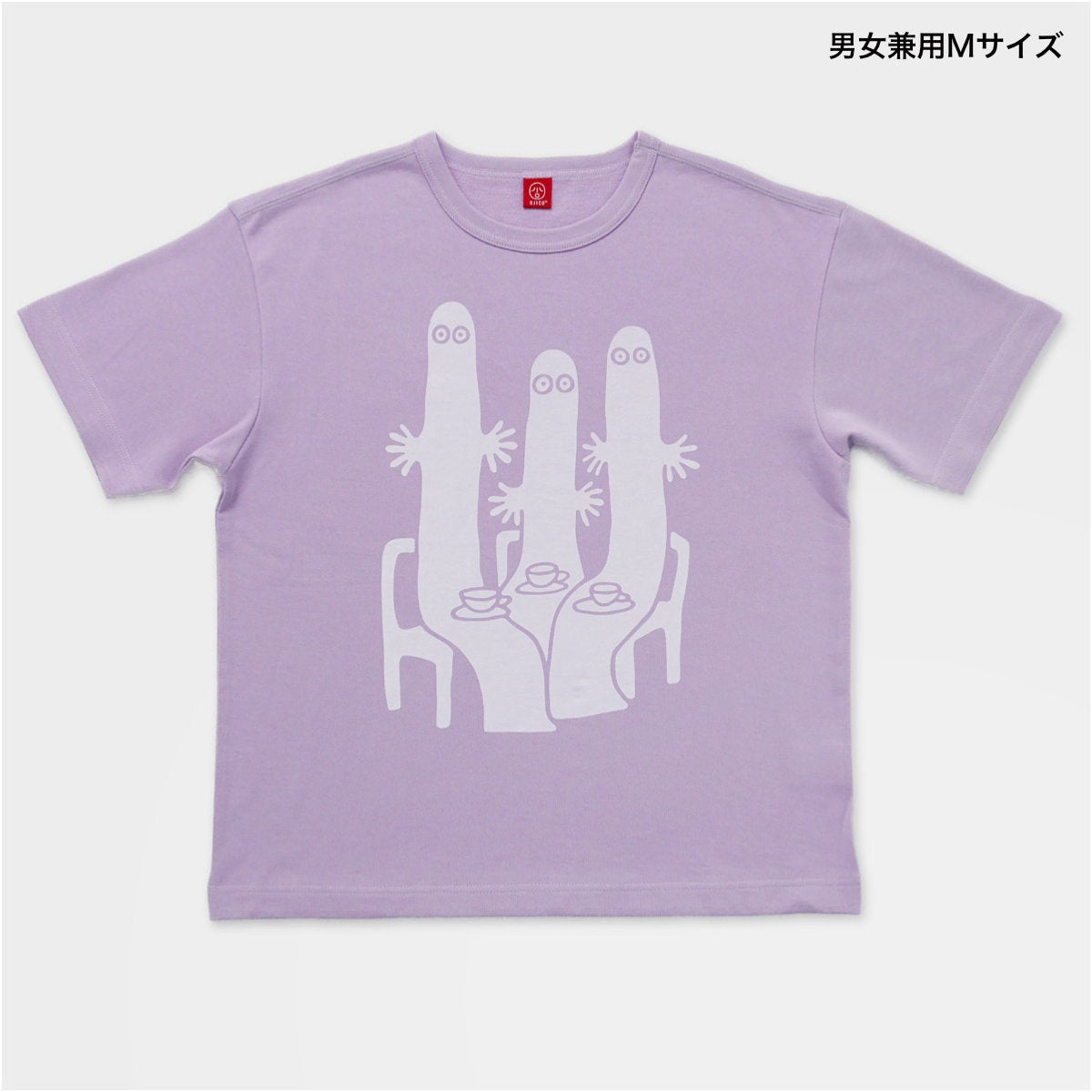 ワイドTシャツ（ミニ裏毛）ムーミン×OJICO「ニョロニョロ・ティータイム」