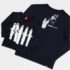 長袖Tシャツ（袖口リブ）ムーミン×OJICO「ニョロニョロとミイ」
