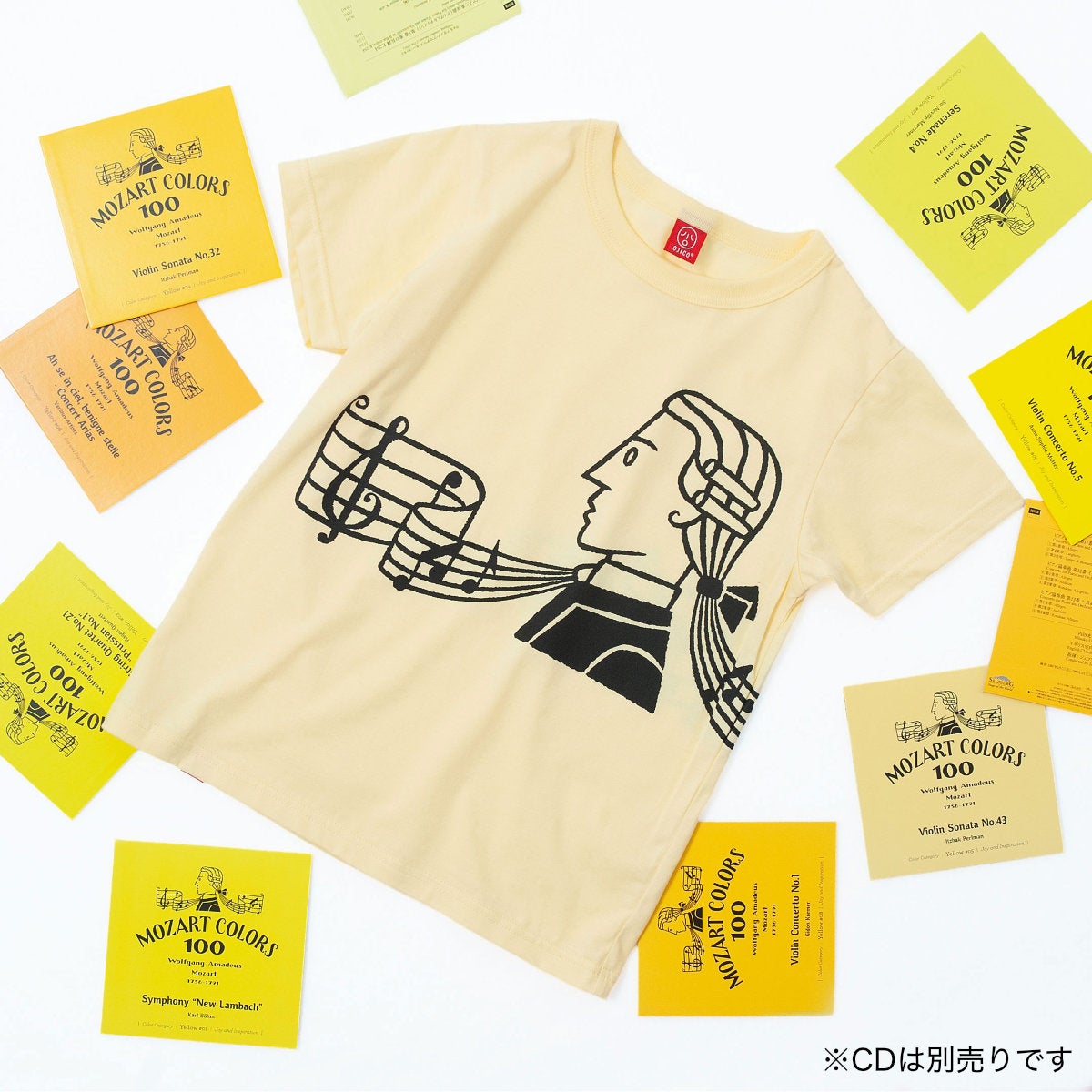 半袖Tシャツ モーツァルト・カラーズ100×OJICO | TシャツのOJICO