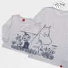 長袖Tシャツ（袖口リブ）ムーミン×OJICO「ムーミンとミイ」
