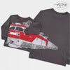 長袖Tシャツ（袖口リブ）「KAMO2」（カモツー）「金太郎」