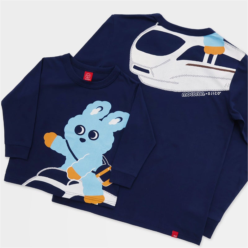 長袖Tシャツ（袖口リブ） もころんと小田急ロマンスカーVSE×OJICO