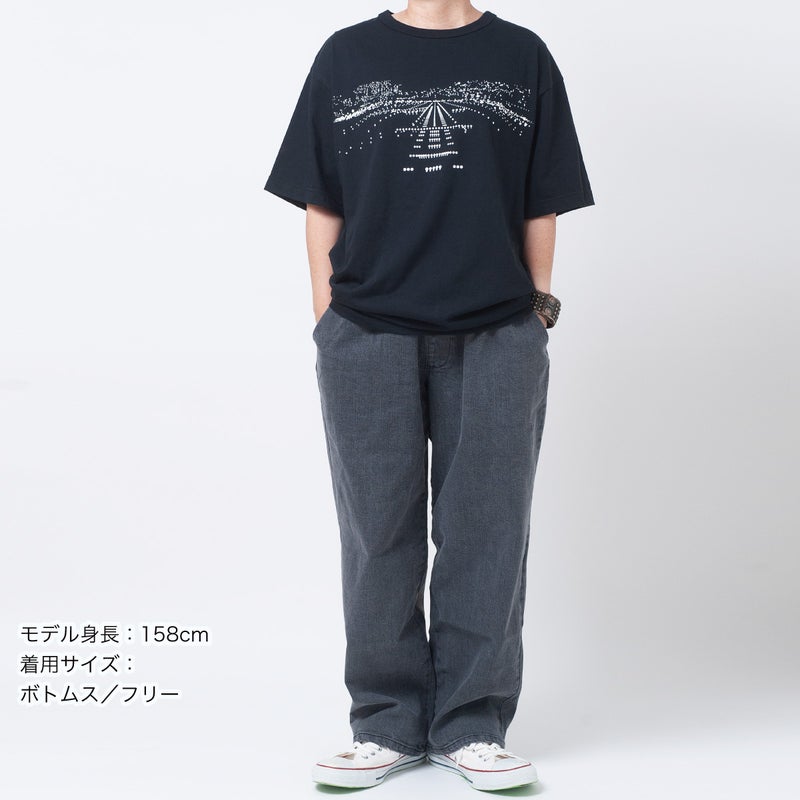 フリーサイズパンツ「BLACK DENIM」